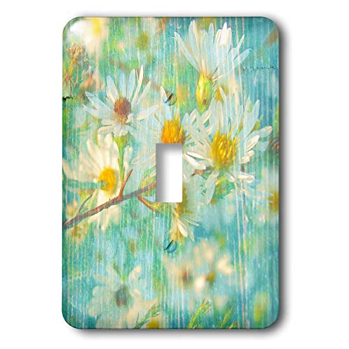 3dRose lsp_7650_1 " Pretty Daisies by Angelandspot Single Toggle Switch, Multicolor