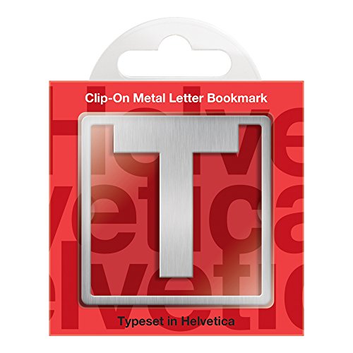 That Company Called If 92920 Helvetica Clip-On Letter Bookmark - T #TOP25