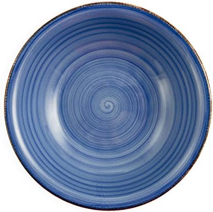 Villa d'Este Home Tivoli 2409887 Bi-Baita Set of 6 Bowls , Blue, Stoneware