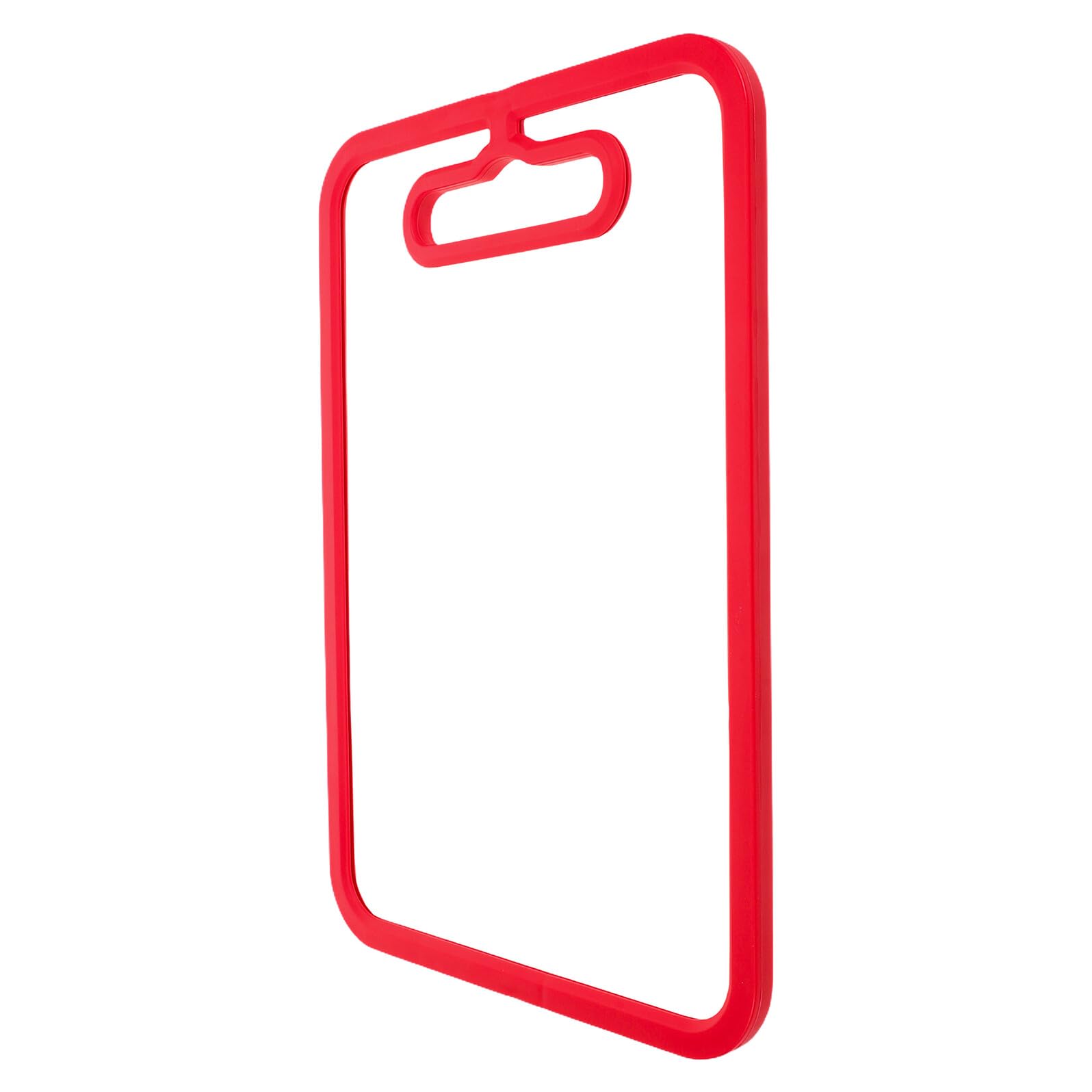 Tagliere Bifacciale in Vetro Temperato Rosso 12, 58x8, 65 | Vetro e Silicone, Superficie Liscia e Pattern Antiscivolo, Leggero e Resistente al Calore per Picnic e Incontri All'aperto