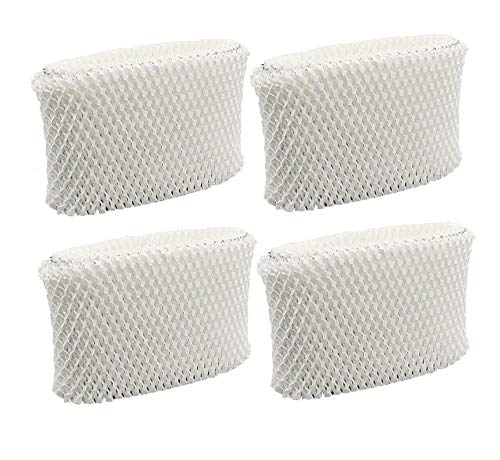 Ximoon Humidifier Filter Replacements for Vicks & Kaz WF2, Fit for Vicks V3500N, V3100, V3900 Series, V3700, Sunbeam 1118, 1119 & 1120Series-4 Pack
