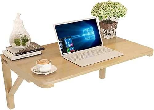 Miniatura 64 de MM MELISEN Mesa plegable montada en la pared, de madera blanca de 37.4 x 21.6 pulgadas, ahorro de espacio, para lavandería, cocina, dormitorio. Se