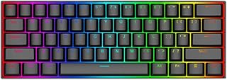 Redragon K630 RGB Dragonborn 60% Mechanical Gaming Keyboard - RGB Lighting - Compact - 61 Keys -TKL - Gamer Gaming Keyboard - Brown Switches -