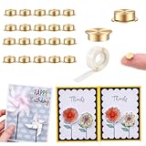 20Pcs Mini Metal Rotating Bearings for DIY Handmade Crafts Paper Cards Scrapbooking DIY Greeting Cards 360°Rotation Smooth Spin Mechanism Spinner for Jewelry Making Nail Decoration