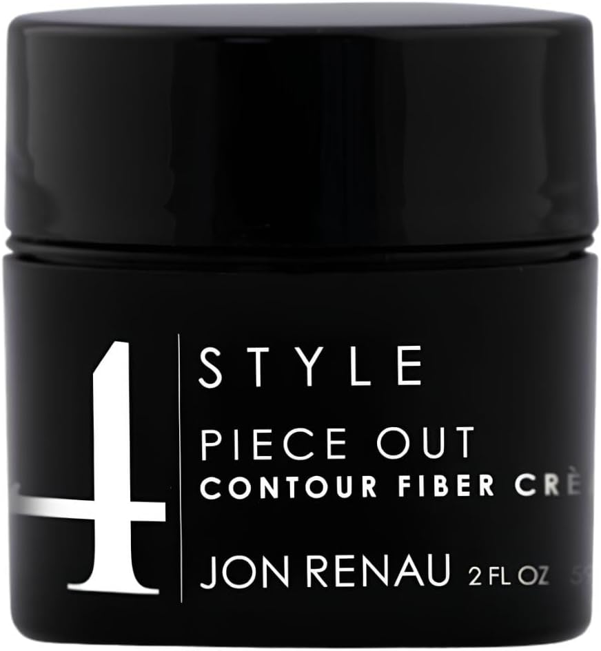 Jon Renau Piece Out Sculpting Contour Fiber Creme 2 oz | Wig & Topper Safe, Vegan & Cruelty-Free, Paraben & Sulfate Free, Medium Flexible Hold, Water-Soluble Formula