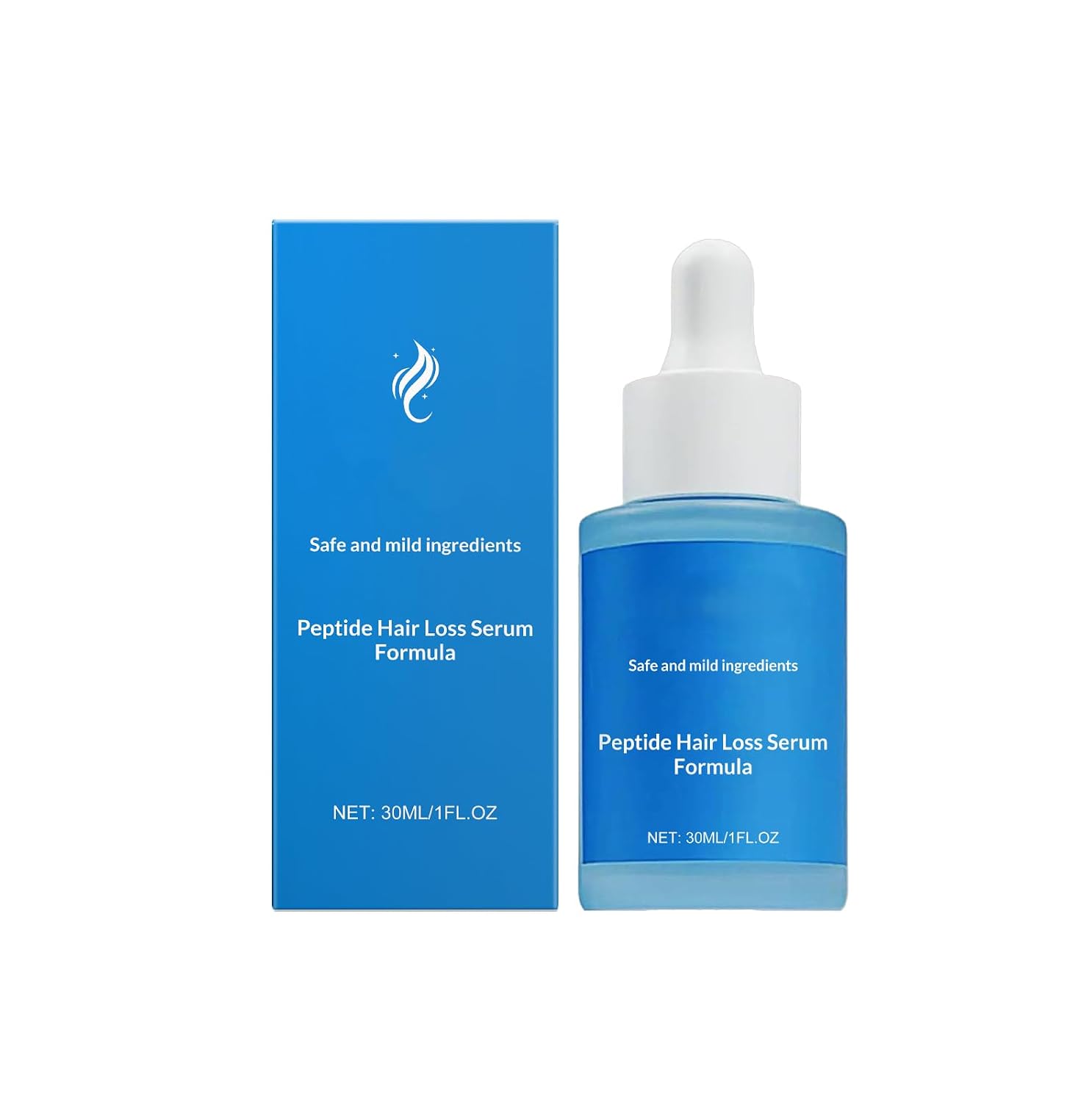 Peptide Scalp Care Serum with Peptide Complex, Lightweight Hair & Scalp Essence for Nourishing Care, 30ml
