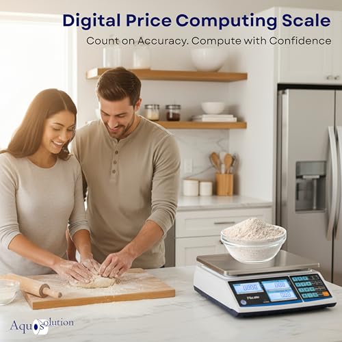 Báscula Comercial Digital Aquos ZTP 30lbs LCD miniatura 7