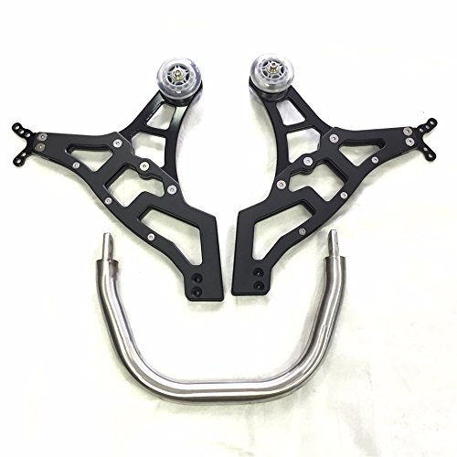 HONGK- Motorctcly Black Universal Racing Sport Rear Combo Wheel Lift Stands Paddock Stands [B01C3JWYWW] - Thumbnail 5