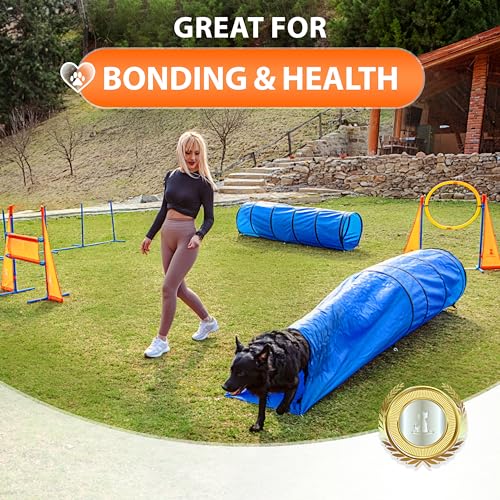 SparklyPets-Premium-Dog-Agility-Training-Equipment-Build-Unique-Dog-Agility-Course-with-New-Jump-Over-Under-Element-a-Perfect-Obstacle-Course-Backyard-Set-for-Indoors-Outdoors SparklyPets Premium Dog Agility Training Equipment Build Unique Dog Agility Course with New Jump Over Under Element a Perfect Obstacle Course Backyard Set for Indoors Outdoors