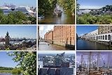 9 Postkarten mit Motiven aus Hamburg in professioneller Fotoqualität