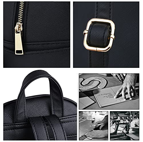 Mini Bat Purse Gothic: Leather Backpack Goth Backpack With Wings Mini Bookbags For Women Satchel Shoulder Daypack Black Fashion, Travel Halloween Goth Bag #TOP5