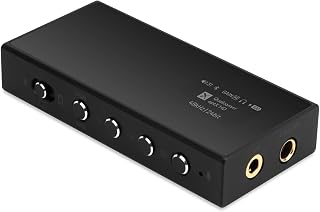Questyle M18i Headphone Amplifier Bluetooth 5.4 Receiver Portable USB DAC Amps High Resolution with 4.4mm and 3.5mm Dual Outputs Supports PCM 384kHz/DSD256 LDAC Lossless for Smartphones/PC/Laptops