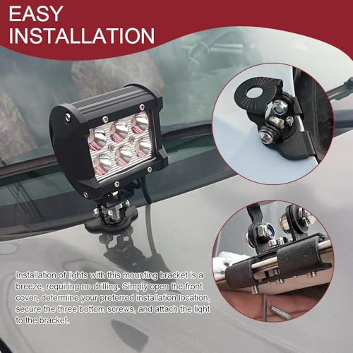 Soporte para Barra de Luz LED para Auto, 2 Piezas miniatura 6