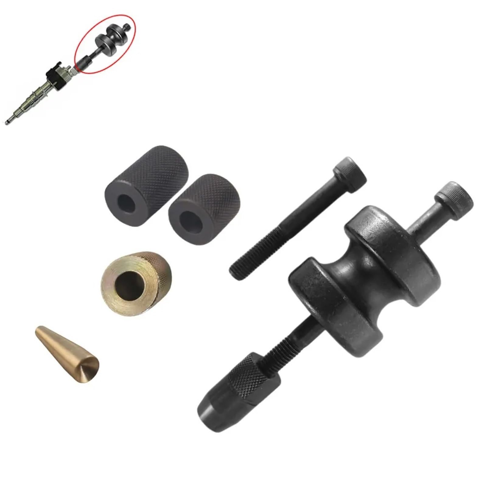 Set Attrezzi da Lavoro Adatto per motori diesel BMW N14 N18 N54 N63 Estrattore per iniettori auto e set di strumenti per l'installazione delle guarnizioni