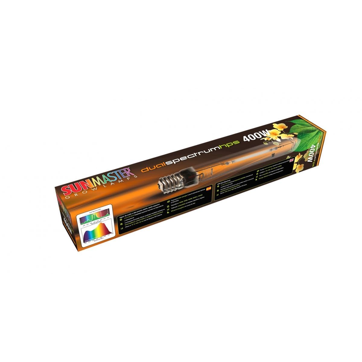 Lampada HPS per Crescita e Fioritura SunMaster HPS Dual Spectrum (400W)