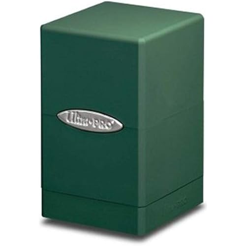 Ultra Pro Green Satin Tower Deck Boxes