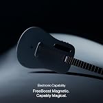 LAVA ME AIR Guitares électriques acoustiques, guitares en fibre de carbone légère et fine FreeBoost Effet magnétique à bord à droite 6 Steels String Acustica Guitarra pour adultes & Ados & Débutant (SILVER)