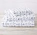 Great Bay Home 3-Piece Twin Coastal Microfiber Sheet Set - Nautical-Printed, Ultra-Soft Sheets - Beach-Themed Bedding Sheets & Pillowcases (Anchor)
