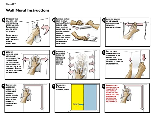 Niwo Art - Outer Space Views From The Spaceship A, Universe Wall Mural | Peel & Stick Self-Adhesive Large Wallpaper (96"X144") #TOP4