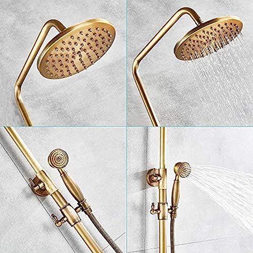 Ensemble de douche rétro et système de pluie avec douchette beffigu - 4