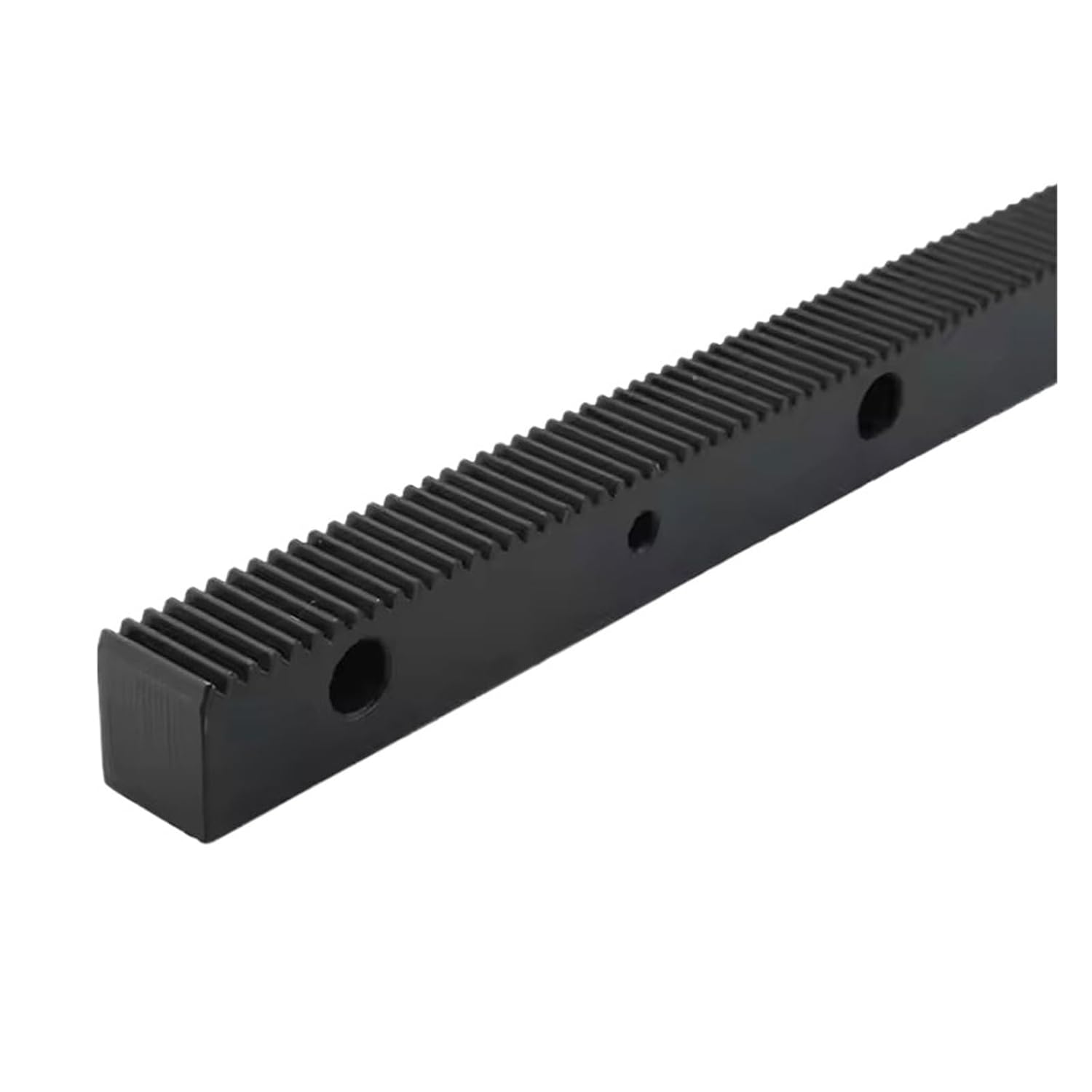 Straight Gear Rack Straight Teeth Drive Rack 1pcs 1.5 Mod 17 * 17mm Steel Right Helical Gear Racks Length 1000mm Black Hardened Gear Rack