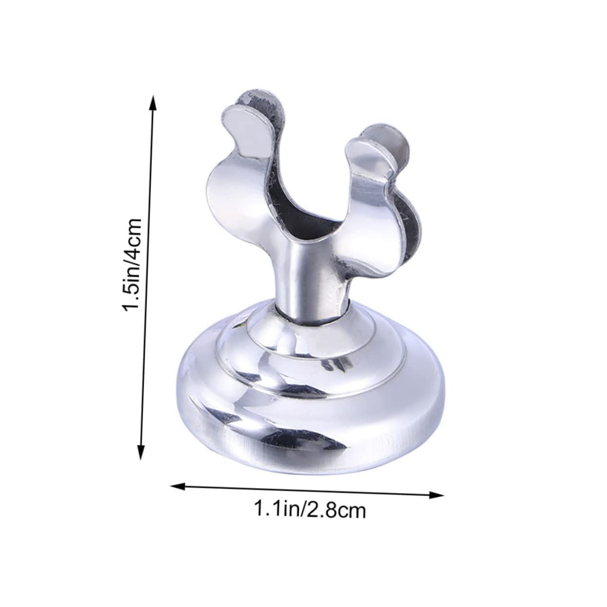 STOBOK 3 Juegos De Soportes De Mesa Para Menú De Acero Inoxidable Elegantes Y Versátiles Para Banquetes En Restaurantes. 3 Unidades.