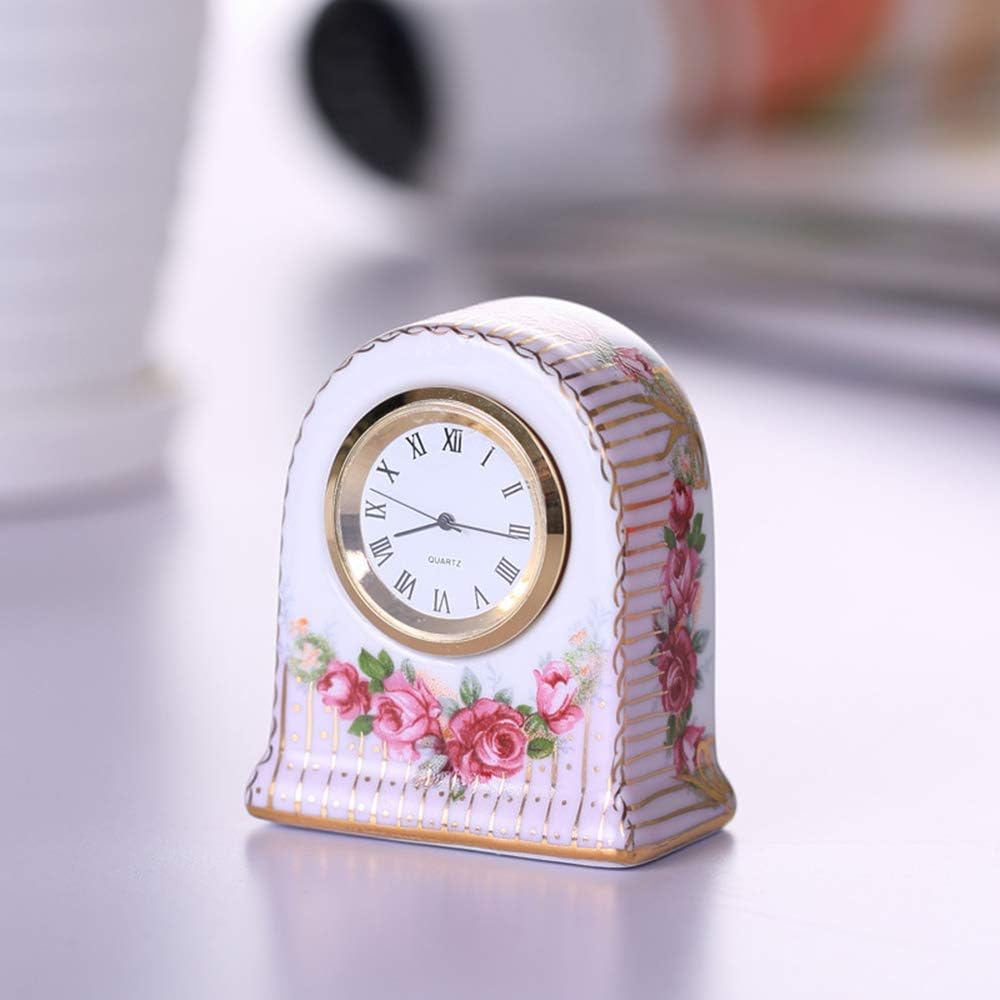 Table Clock Mantle Desk Clock,Mute,Desk Decoration Clock Living Room Mantel Clock Office