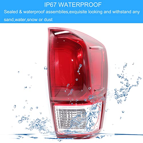 Image of Right Passenger Side Rear Tail Light Housing Compatible with 2016 2017 2018 2019 2020 2021 2022 Toyota Tacoma Replace 81550-04170