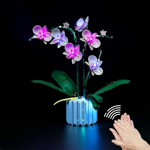 LED Light Kit for Lego Orchid 10311 Plant Decor Building Set (Sound