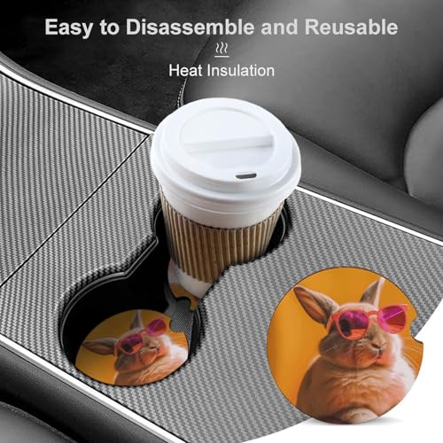 Portavasos para Auto de Madera con Diseño de Animal miniatura 4
