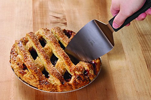 Image of Mercer Culinary Millennia Pie Knife /Server, 5 Inch x 3 Inch Blade, Black Handle
