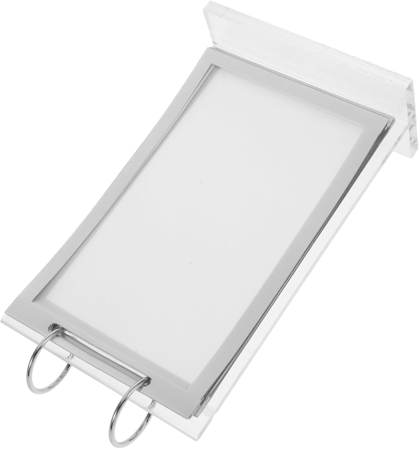 VALICLUD Flip Card Display Stand Acrylic Menu Stand Table Top Flip Menu Holder for Restaurant Bar Shop