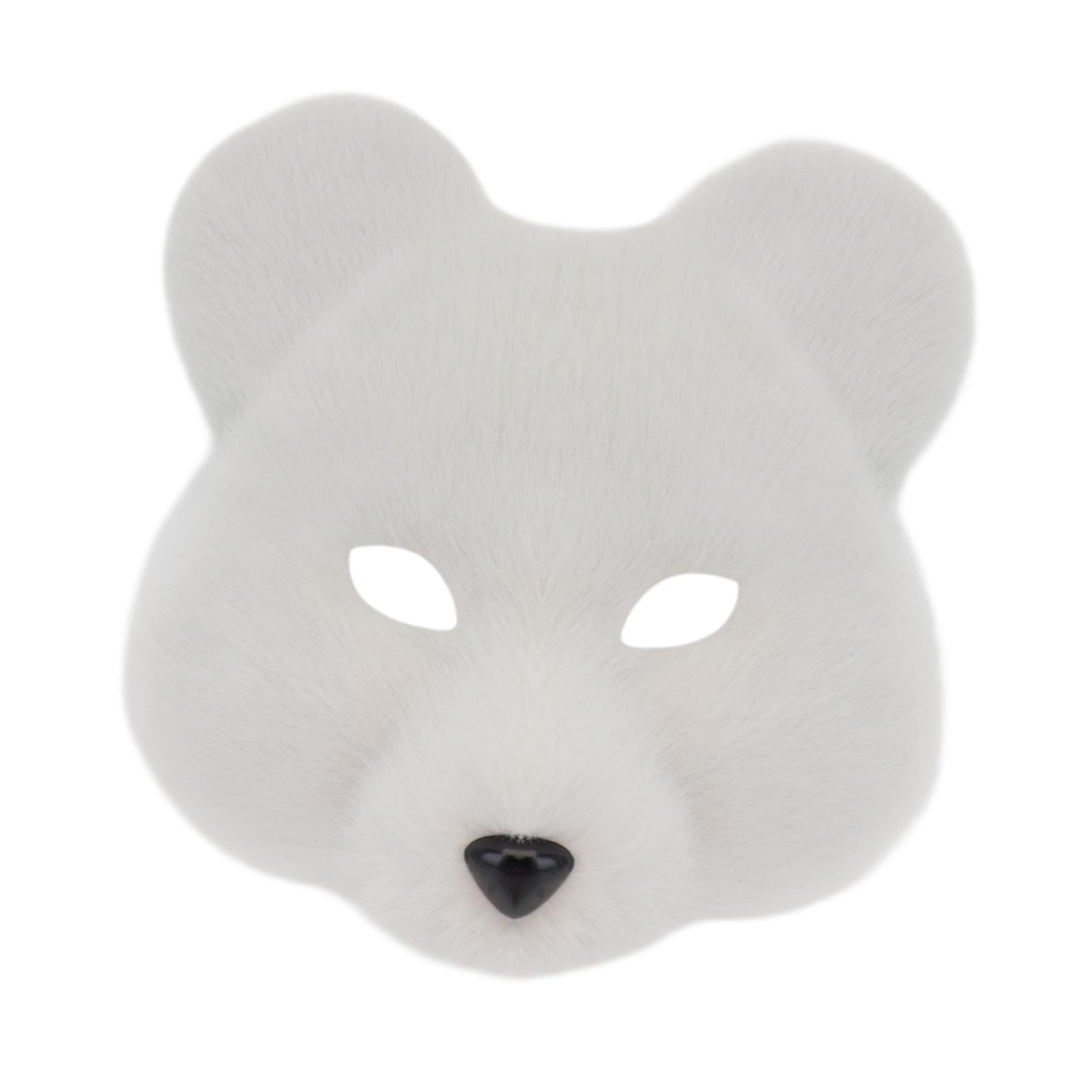 MERISHOPP®Animal Mask Props Realistic Face Mask for Night Club Stage Performance Holiday White|Clothing, Shoes & Accessories|Costumes, Reenactment, Theater|Accessories|Masks & Eye Masks-image-23