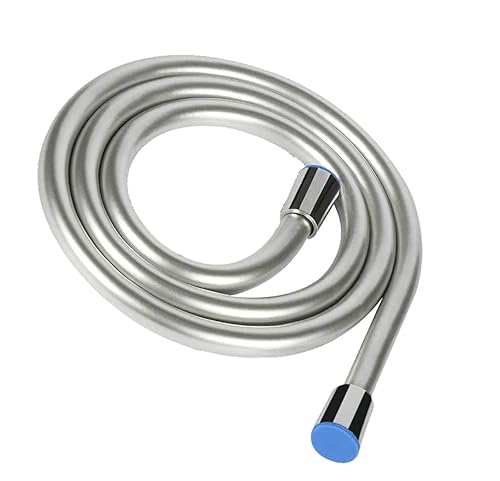 Flexible de Douche de Bain de Douche en PVC Extension de Remplacement Supplémentaire de Salle de Bain 1.5 m Tuyau Flexible Handheld Flexible de Douche (G1/2) (1.5M) Cover