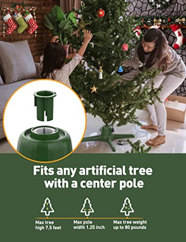 Springlift Rotating Christmas Tree Stand, Artificial Christmas Tree Stand With Remote Control &Three Adapters, 360 Degree Rotating Adjustable Christmas Tree Stand For Up To 7.5Ft Artificial Tree #TOP4