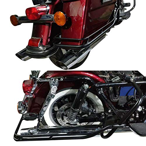 Green-L Protector Trasero para Alforjas Doble Riel Compatible con Harley Touring Modelos 2009-2013 miniatura 3