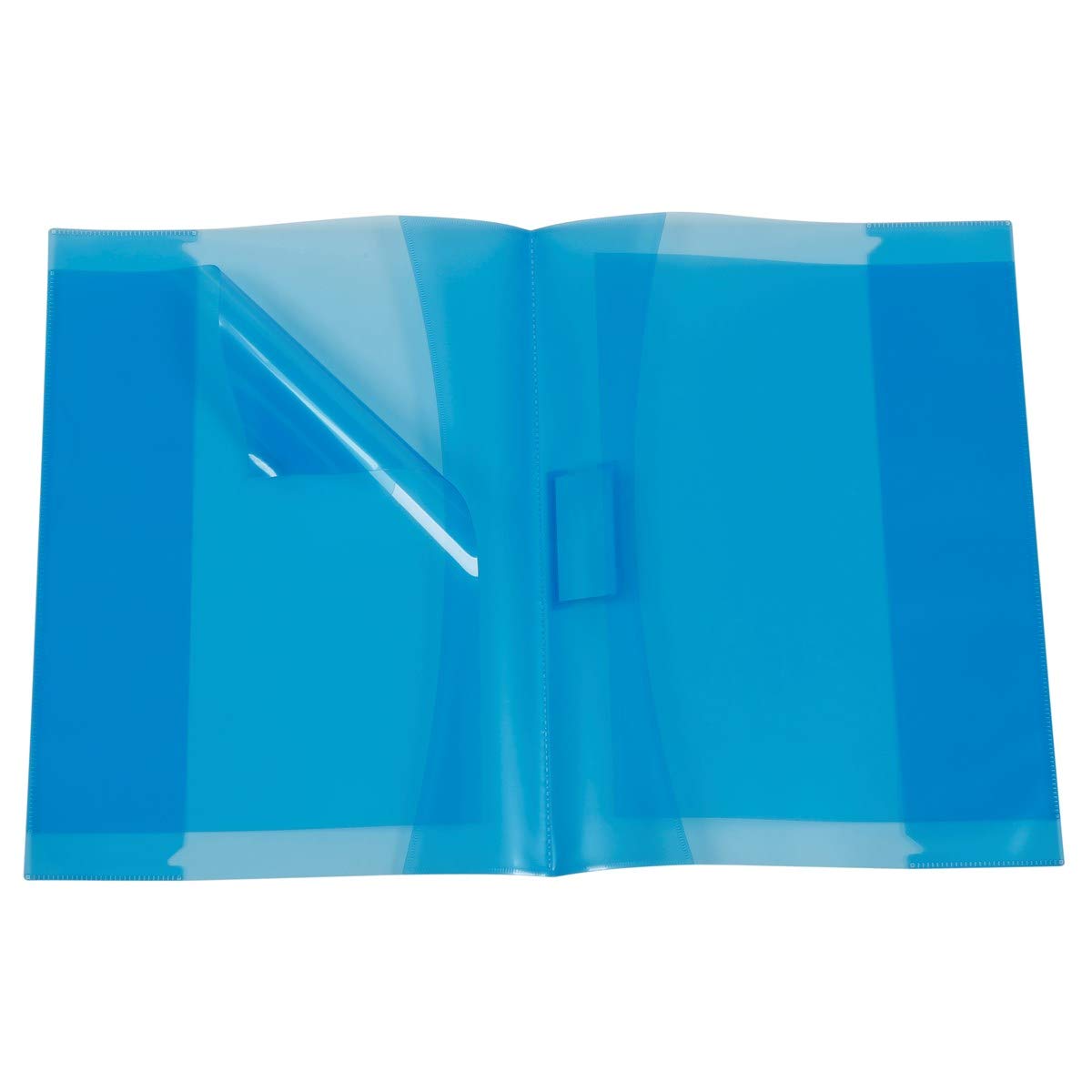 Viquel - Lot de 10 Protège-Cahier 24X32 Transparents avec Rabats Strong Cover