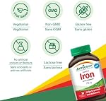 Jamieson Gentle Iron Ultra Strength, Off-white, 30 Count (Pack of 1)