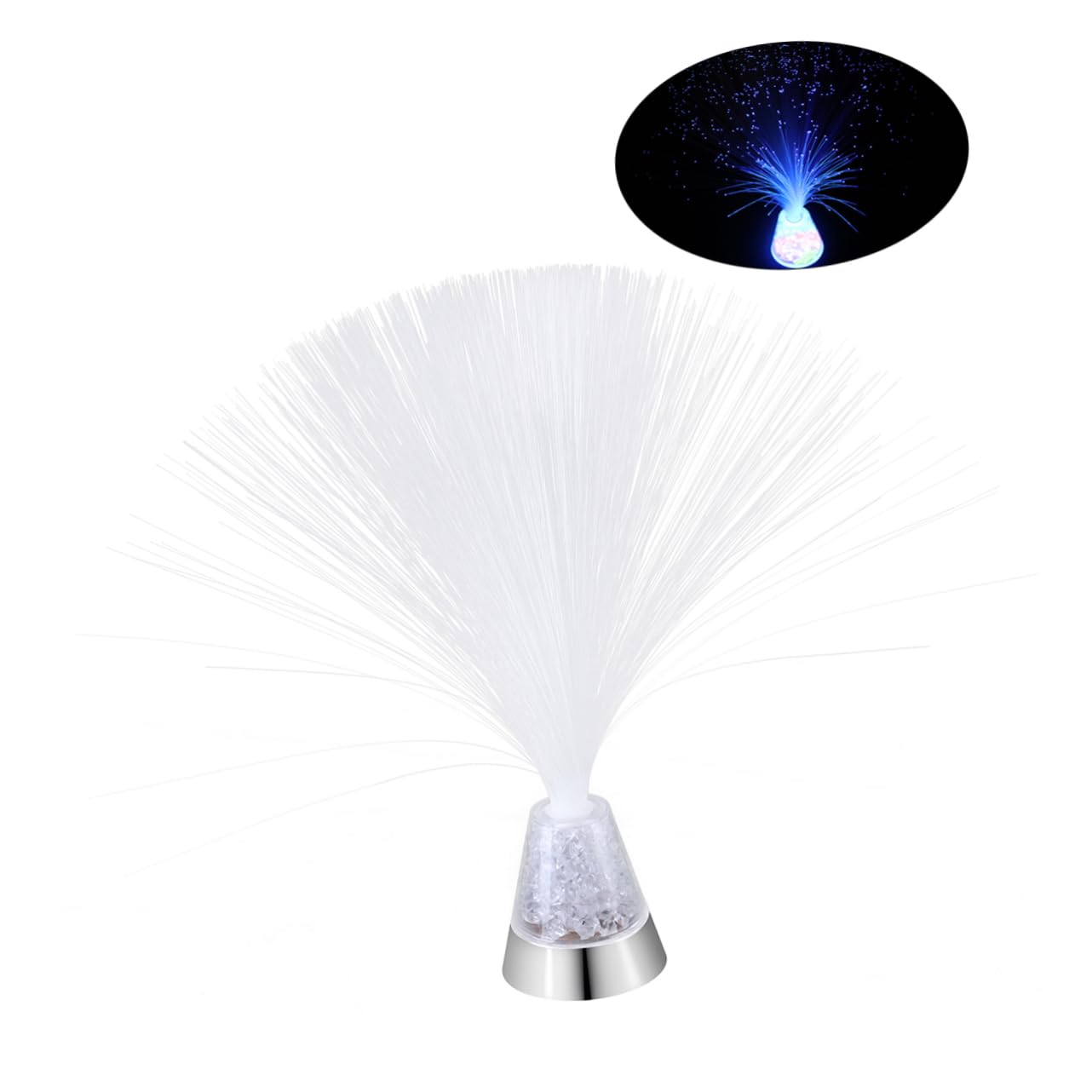 Homoyoyo Fiberoptic Lights Fiber Lamp with Christmas Ice Bar Lamp Decorative Mood Lighting