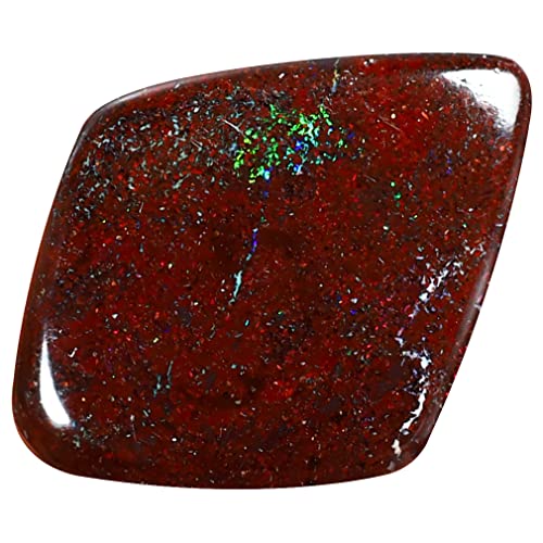 Opale australienne Boulder non chauffée de 5.32 ct, opale rocheuse naturelle aux reflets uniques