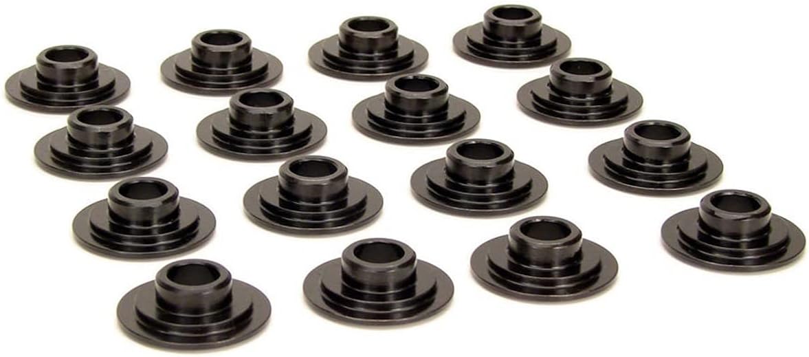 COMP Cams 740-16 10 Degree Superlock Steel Retainer Set of 16 for 1.437"-1.500" OD Valve Spring , Black