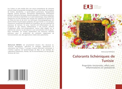Colorants lichéniques de Tunisie: Propriétés tinctoriales, effets anti-inflammatoires et cytotoxicité