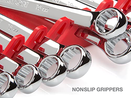 Tekton 9-Tool Wrench Holder (Red) | Made In Usa | 79365 #TOP2