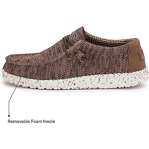 Hey Dude Men's Wally Funk Mono | Men's Shoes | Men Slip-on Loafers | Comfortable & Light-Weight