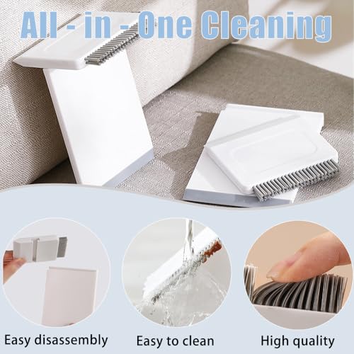 Image of Ouliget Kitchen Sink Squeegee and Countertop Brush,3 in 1 Mini Squeegee Sponge Countertop Dirt Cleaning Brush,Multi Purpose Compact Brush Cleans Wet and Dry Spills