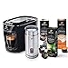 Tchibo Cafissimo mini Kaffeemaschine Kapselmaschine inkl. elektrischer Milchaufschäumer und 30 Kapseln für Caffè Crema, Espresso, Kaffee und Milchspezialitäten, Schwarz