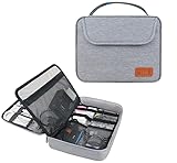 Tout dans L'ordre : Le sac rangement accessoires électroniques permet de ranger les câbles, comme iPad mini et liseuse, écouteurs, souris, disque dur,chargeur, carte mémoire, batterie externe, clés USB, etc.Il est parfait pour les voyages, les vacances, l'école, le bureau et plus encore.C'est aussi un excellent cadeau pour les amis et la famille.