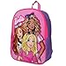 AI ACCESSORY INNOVATIONS Barbie Backpack for Girls, Elementary School Book Bag with Padded Straps, Pink