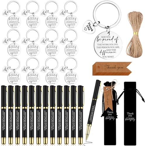 Lot de 12 stylos à bille inspirants pour résoudre le manque de cadeaux d'équipe