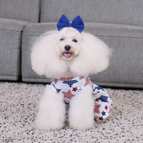 Image of CuteBone Two Piece Dog Sports Dress Athleisure Puppy Skirt Lightweight Small Dogs Girl Clothes Cat Apparel SPS15M